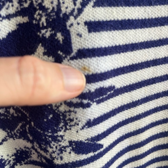 Karen Millen blue and white floral print dress size medium - Picture 4 of 12